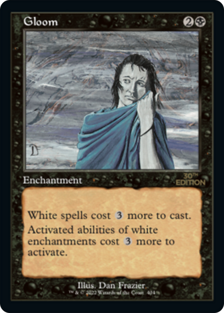 Gloom (30A-404) - 30th Anniversary Edition - Premium MTG Single from Wizards of the Coast - Just $16.80! Shop now at Game Crave Tournament Store