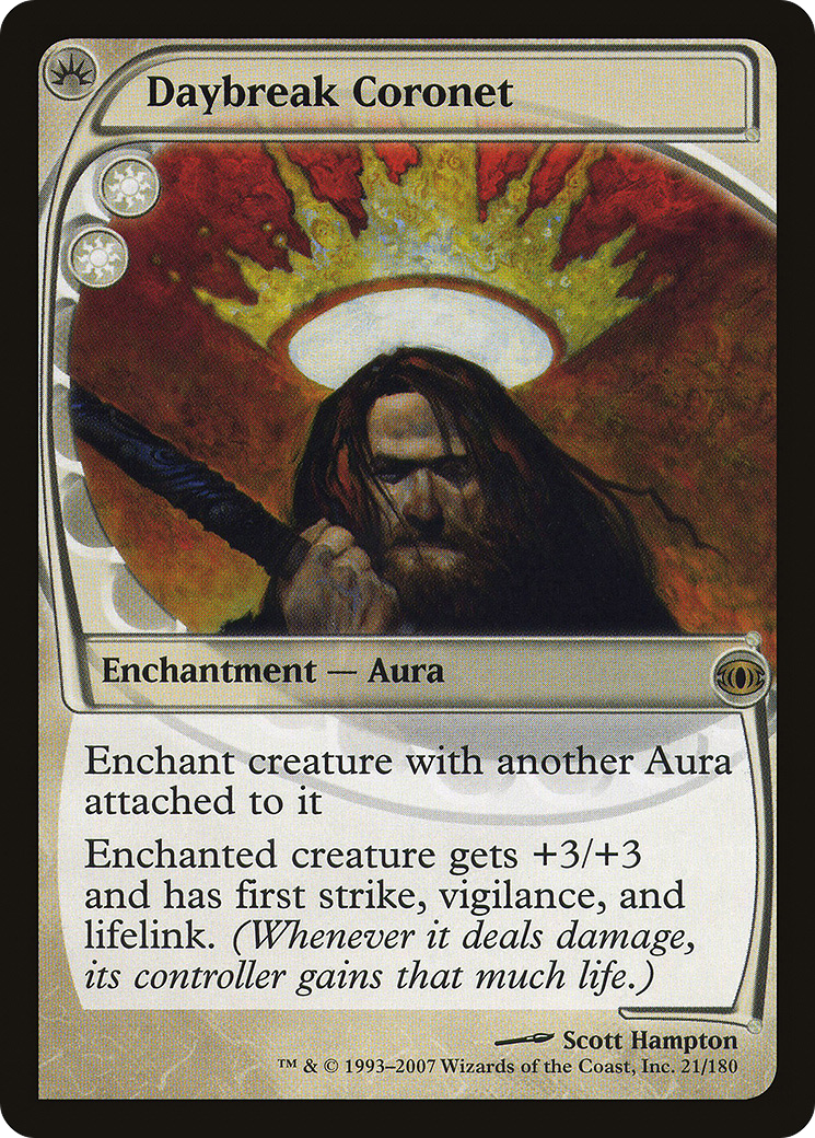 Daybreak Coronet (FUT-021) - Future Sight Foil - Premium MTG Single from Wizards of the Coast - Just $6.32! Shop now at Game Crave Tournament Store