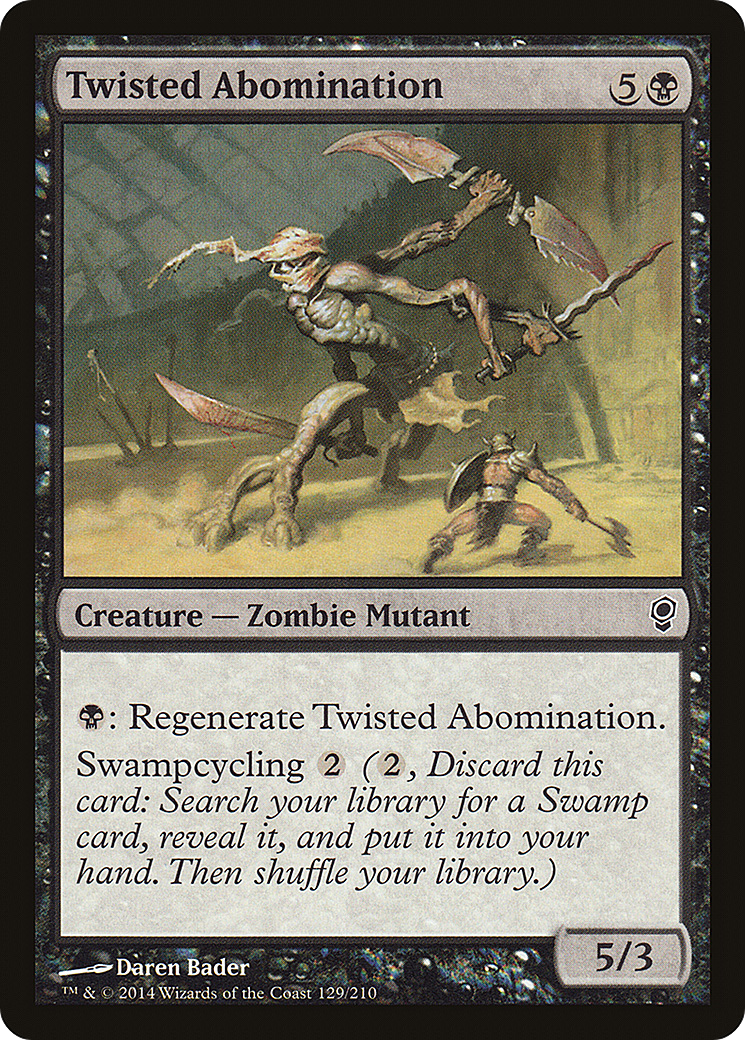Twisted Abomination (CNS-129) - Conspiracy Foil - Premium MTG Single from Wizards of the Coast - Just $0.08! Shop now at Game Crave Tournament Store