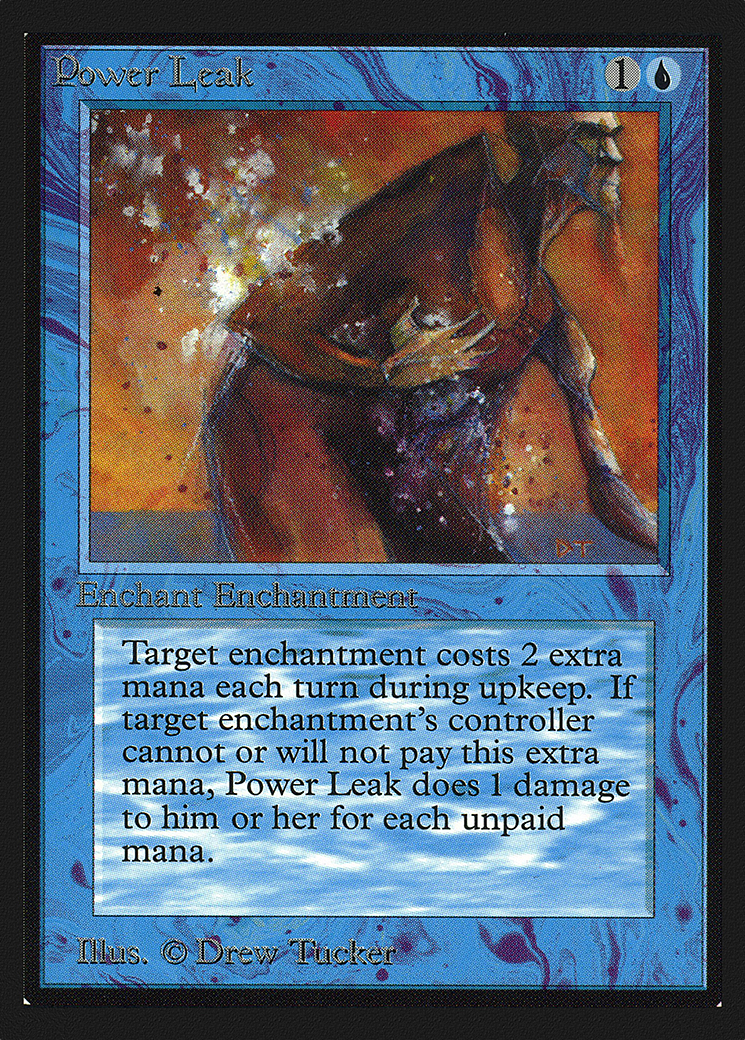 Power Leak (CEI-072) - Intl. Collectors' Edition - Premium MTG Single from Wizards of the Coast - Just $0.18! Shop now at Game Crave Tournament Store