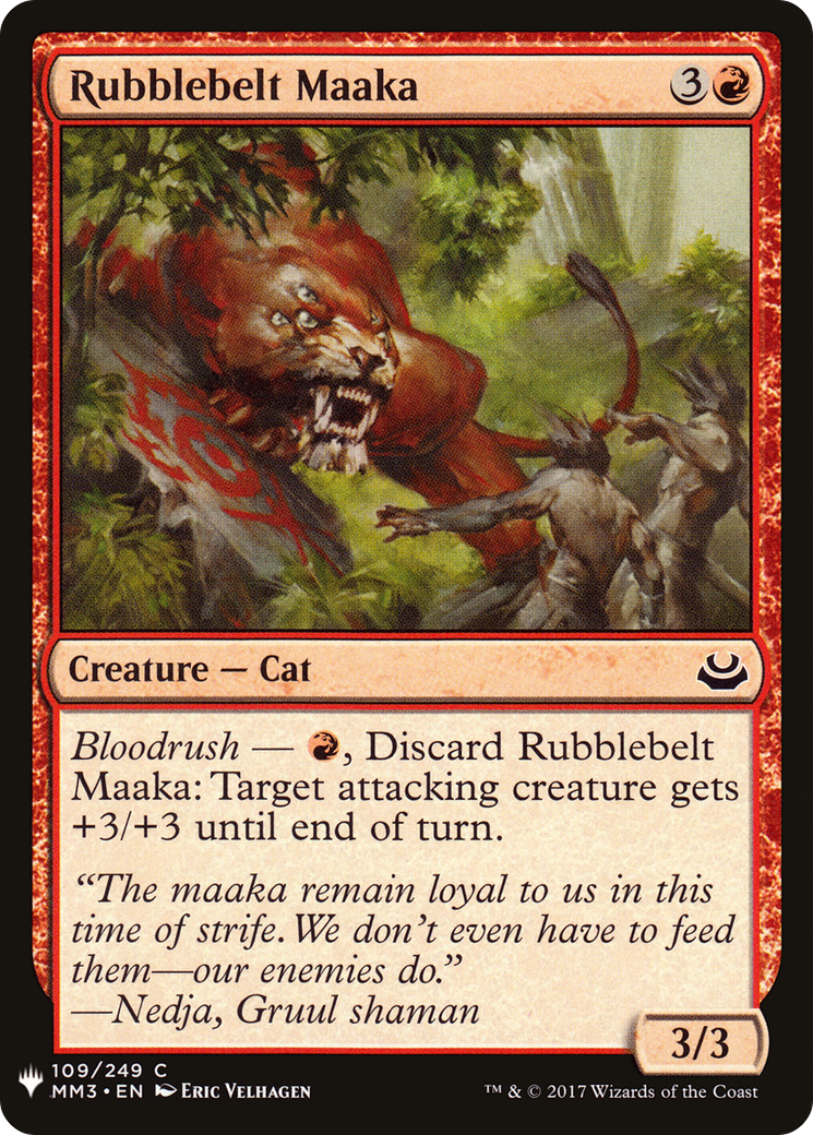 Rubblebelt Maaka (MB1-1044) - Mystery Booster - Premium MTG Single from Wizards of the Coast - Just $0.08! Shop now at Game Crave Tournament Store