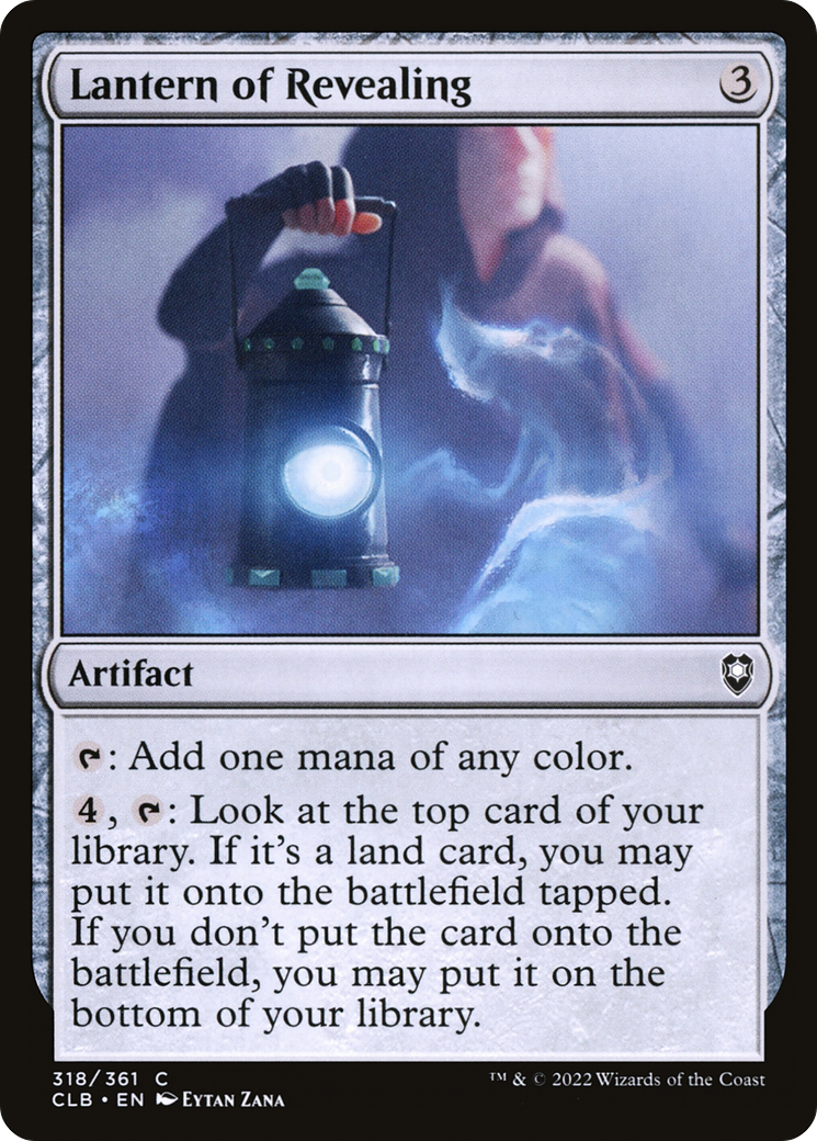Lantern of Revealing (CLB-318) - Commander Legends: Battle for Baldur's Gate Foil - Premium MTG Single from Wizards of the Coast - Just $0.25! Shop now at Game Crave Tournament Store