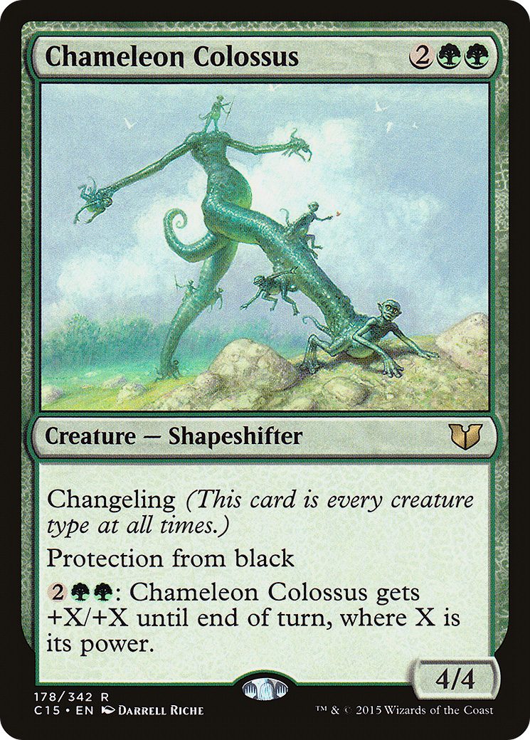 Chameleon Colossus (C15-178) - Commander 2015 - Premium MTG Single from Wizards of the Coast - Just $0.26! Shop now at Game Crave Tournament Store