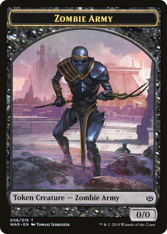 Zombie Army (TWAR-008) - War of the Spark Tokens - Premium MTG Single from Wizards of the Coast - Just $0.08! Shop now at Game Crave Tournament Store