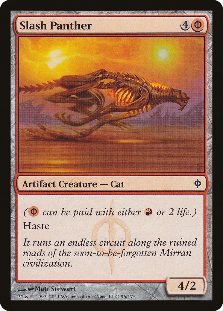 Slash Panther (NPH-096) - New Phyrexia Foil - Premium MTG Single from Wizards of the Coast - Just $0.09! Shop now at Game Crave Tournament Store
