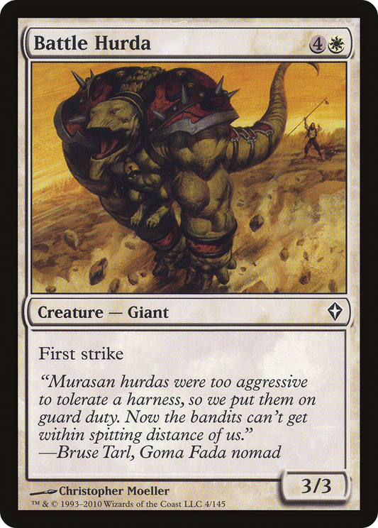 Battle Hurda (WWK-004) - Worldwake Foil - Premium MTG Single from Wizards of the Coast - Just $0.08! Shop now at Game Crave Tournament Store