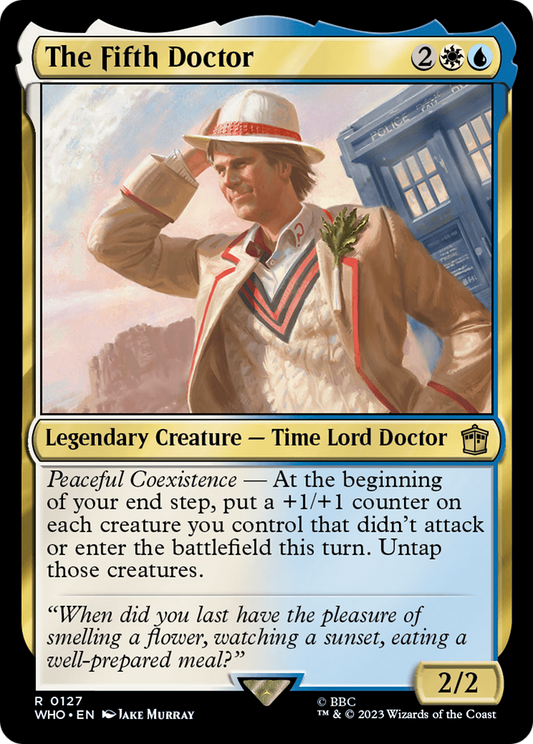 The Fifth Doctor (WHO-127) - Doctor Who - Premium MTG Single from Wizards of the Coast - Just $0.25! Shop now at Game Crave Tournament Store