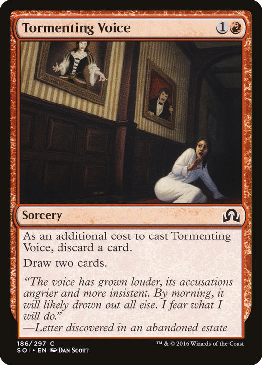 Tormenting Voice (SOI-186) - Shadows over Innistrad - Premium MTG Single from Wizards of the Coast - Just $0.08! Shop now at Game Crave Tournament Store