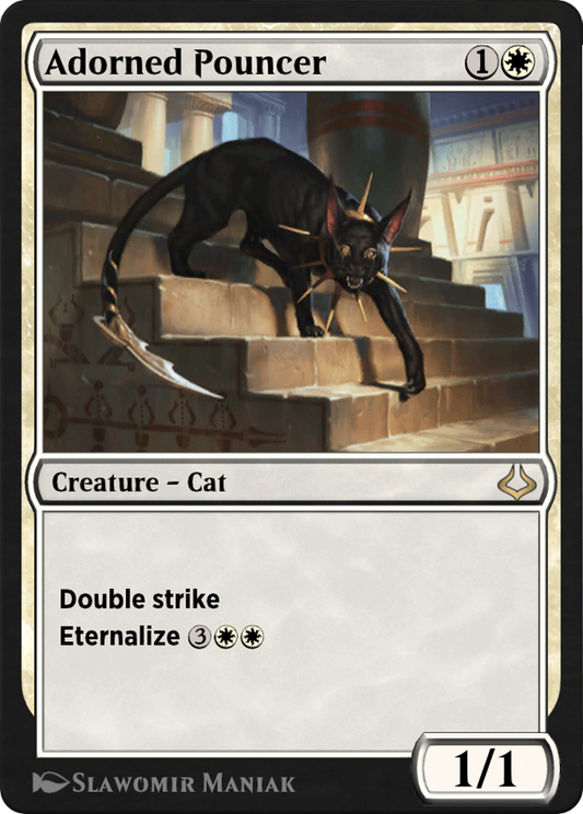 Adorned Pouncer (HA4-001) - Historic Anthology 4 - Premium MTG Single from Wizards of the Coast - Just $0! Shop now at Game Crave Tournament Store