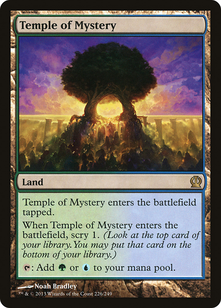 Temple of Mystery (THS-226) - Theros Foil - Premium MTG Single from Wizards of the Coast - Just $0.30! Shop now at Game Crave Tournament Store