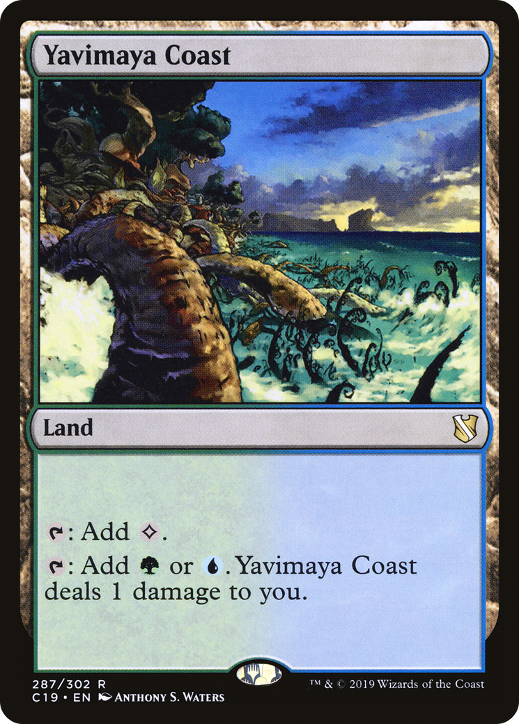 Yavimaya Coast (C19-287) - Commander 2019 - Premium MTG Single from Wizards of the Coast - Just $0.11! Shop now at Game Crave Tournament Store