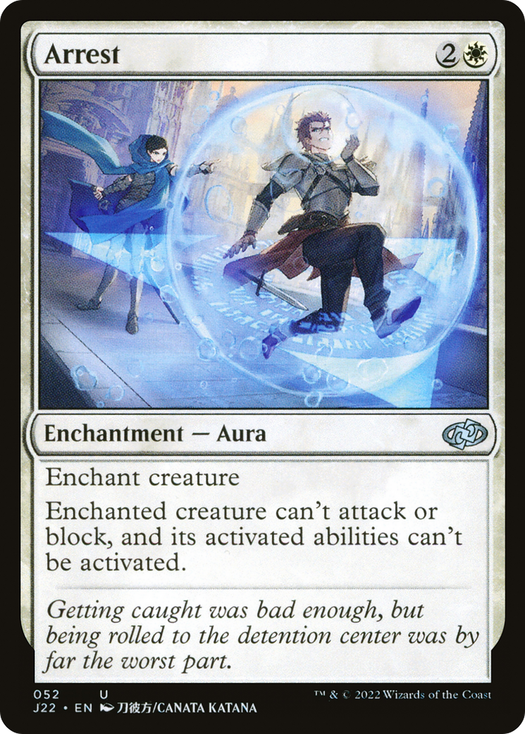 Arrest (J22-052) - Jumpstart 2022 - Premium MTG Single from Wizards of the Coast - Just $0.08! Shop now at Game Crave Tournament Store