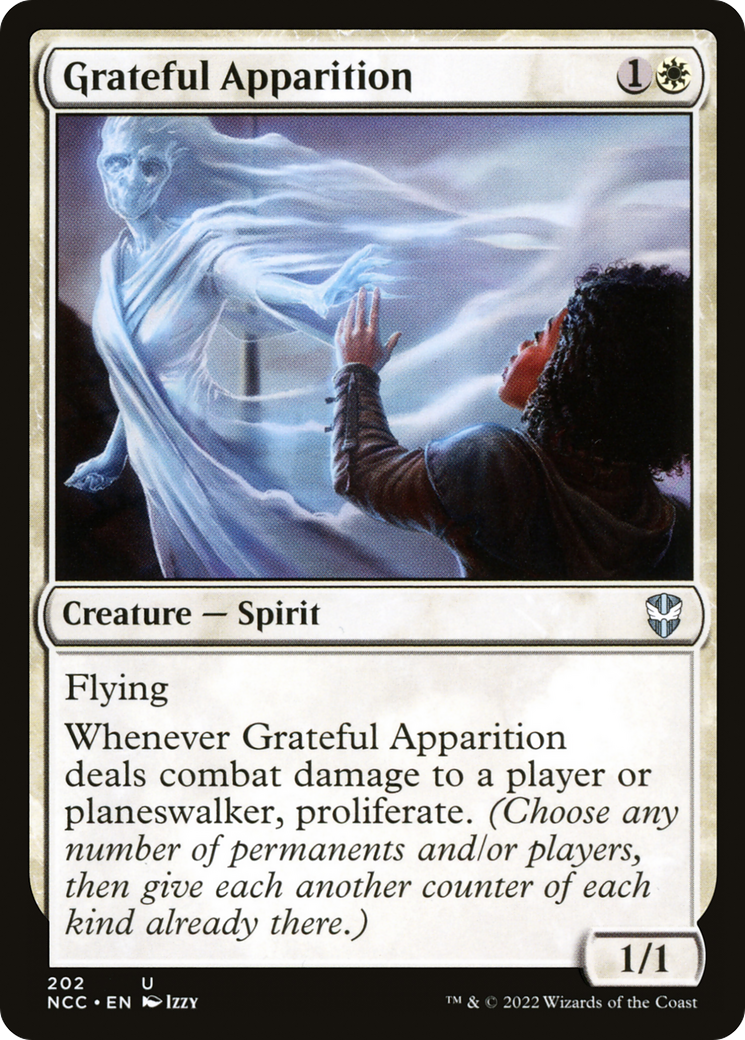 Grateful Apparition (NCC-202) - New Capenna Commander - Premium MTG Single from Wizards of the Coast - Just $0.08! Shop now at Game Crave Tournament Store