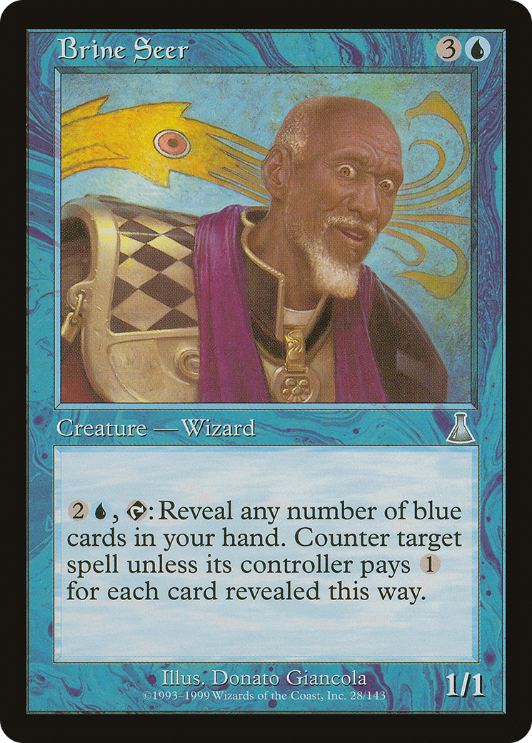 Brine Seer (UDS-028) - Urza's Destiny Foil - Premium MTG Single from Wizards of the Coast - Just $0.43! Shop now at Game Crave Tournament Store