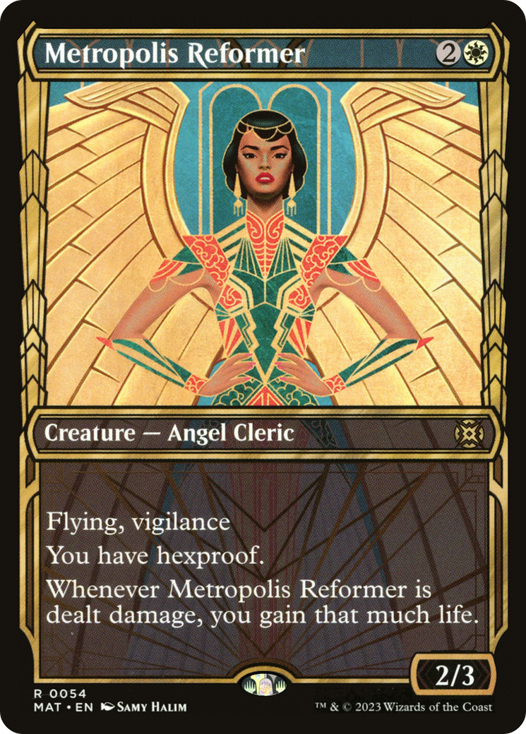 Metropolis Reformer (MAT-054) - March of the Machine: The Aftermath: (Showcase) - Premium MTG Single from Wizards of the Coast - Just $0.27! Shop now at Game Crave Tournament Store