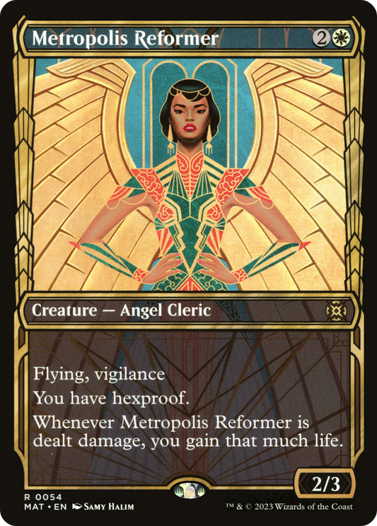 Metropolis Reformer (MAT-054) - March of the Machine: The Aftermath: (Showcase) - Premium MTG Single from Wizards of the Coast - Just $0.27! Shop now at Game Crave Tournament Store