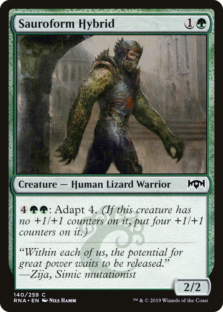 Sauroform Hybrid (RNA-140) - Ravnica Allegiance - Premium MTG Single from Wizards of the Coast - Just $0.08! Shop now at Game Crave Tournament Store