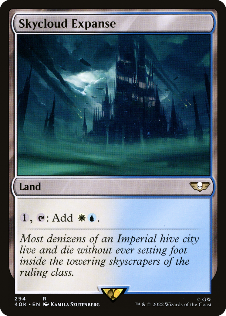 Skycloud Expanse (40K-294) - Warhammer 40,000 Commander - Premium MTG Single from Wizards of the Coast - Just $0.08! Shop now at Game Crave Tournament Store