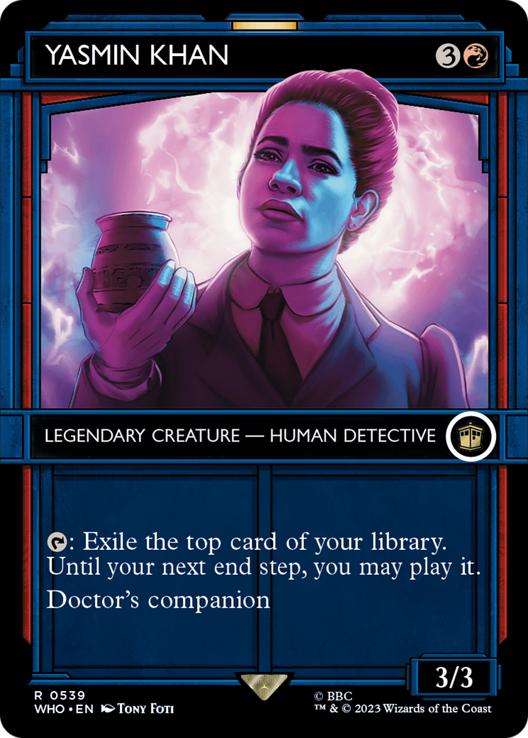 Yasmin Khan (WHO-539) - Doctor Who: (Showcase) (Borderless) - Premium MTG Single from Wizards of the Coast - Just $0.08! Shop now at Game Crave Tournament Store