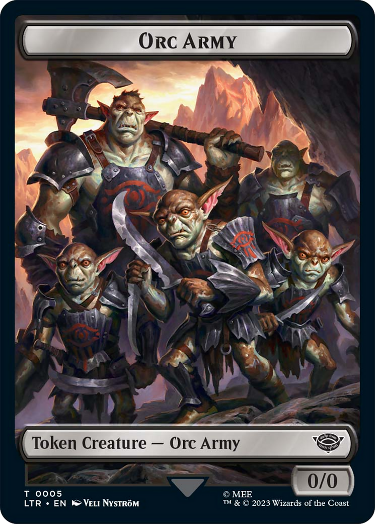Orc Army (TLTR-005) - Tales of Middle-earth Tokens - Premium MTG Single from Wizards of the Coast - Just $0! Shop now at Game Crave Tournament Store