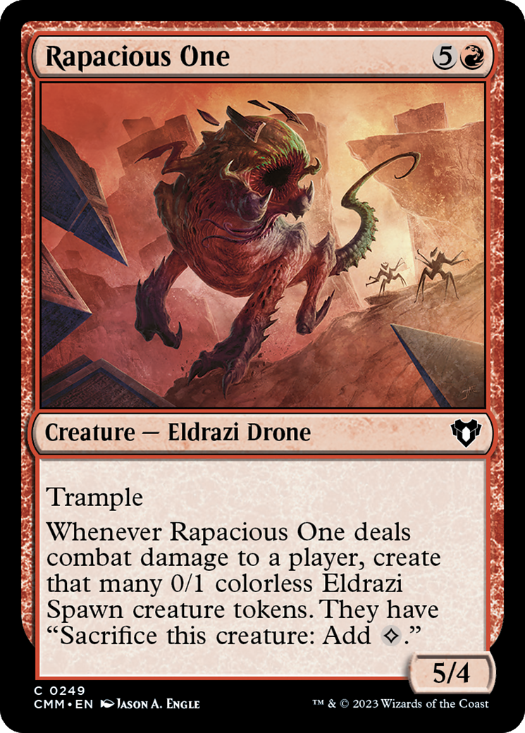 Rapacious One (CMM-249) - Commander Masters - Premium MTG Single from Wizards of the Coast - Just $0.08! Shop now at Game Crave Tournament Store