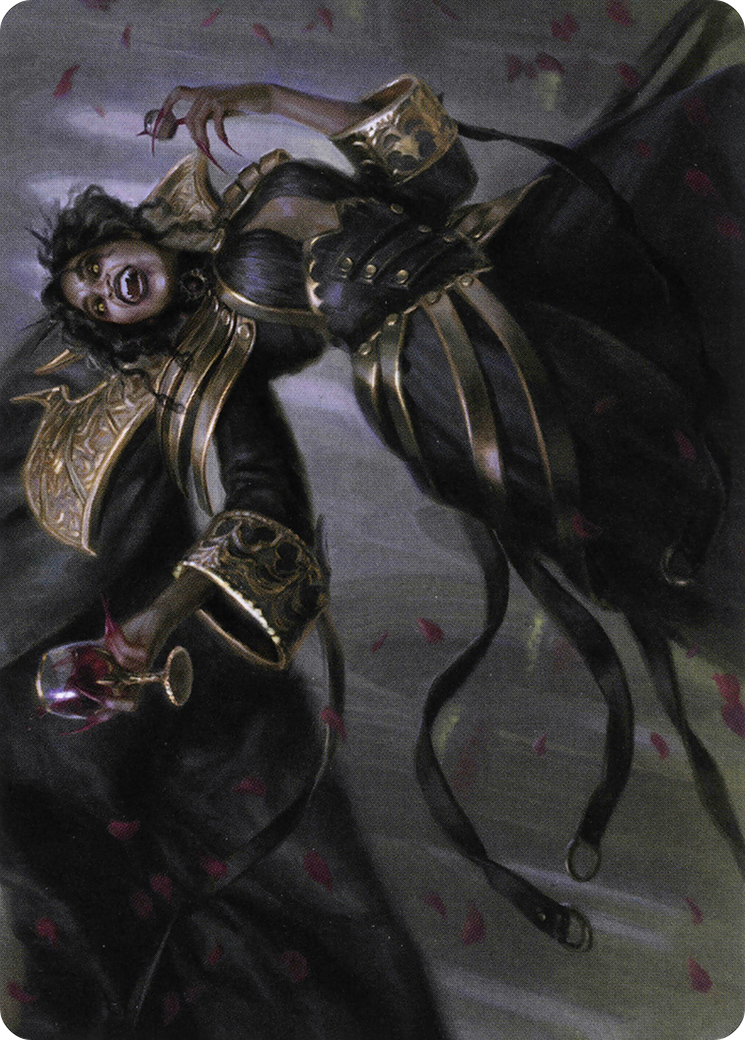 Bloodcrazed Socialite // Bloodcrazed Socialite (AVOW-028) - Crimson Vow Art Series (Borderless) Foil - Premium MTG Single from Wizards of the Coast - Just $0! Shop now at Game Crave Tournament Store