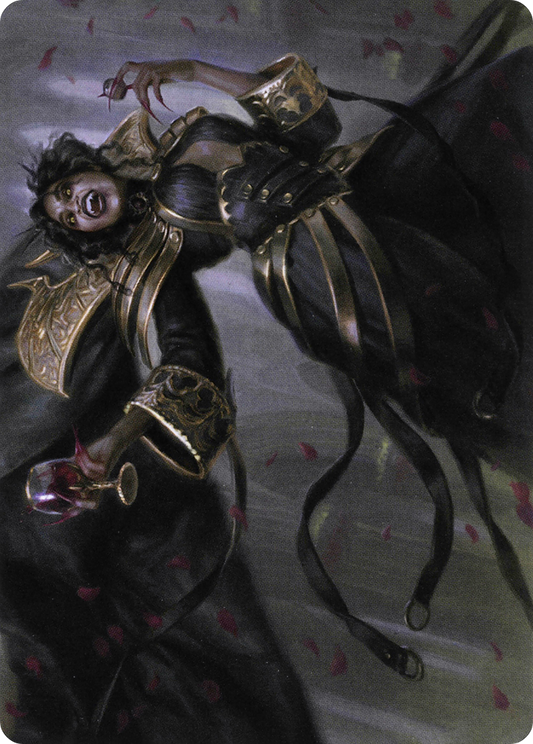 Bloodcrazed Socialite // Bloodcrazed Socialite (AVOW-028) - Crimson Vow Art Series (Borderless) Foil - Premium MTG Single from Wizards of the Coast - Just $0! Shop now at Game Crave Tournament Store