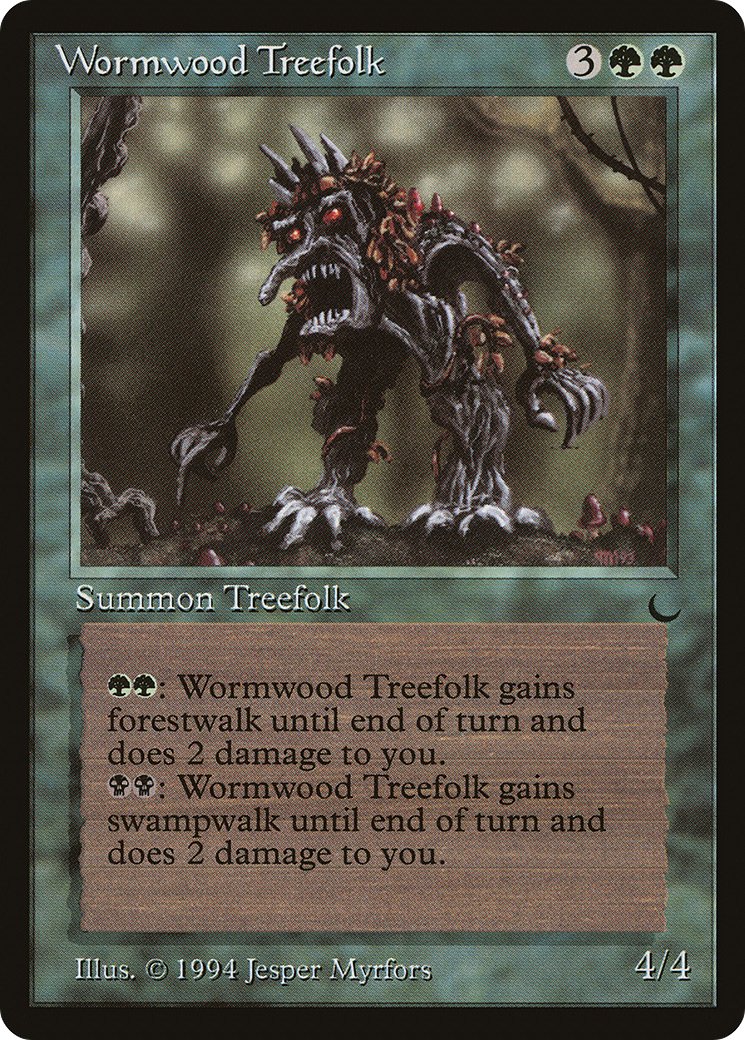 Wormwood Treefolk (DRK-092) - The Dark - Premium MTG Single from Wizards of the Coast - Just $1.25! Shop now at Game Crave Tournament Store