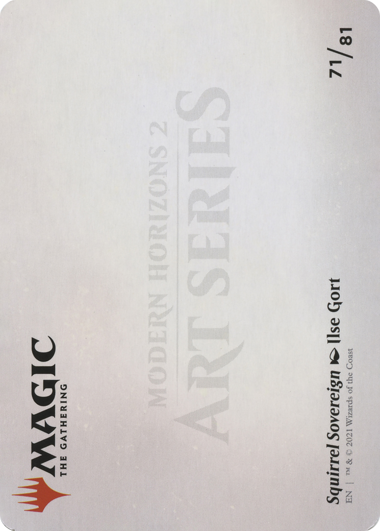 Squirrel Sovereign // Squirrel Sovereign (AMH2-071) - Modern Horizons 2 Art Series (Borderless) - Premium MTG Single from Wizards of the Coast - Just $0! Shop now at Game Crave Tournament Store