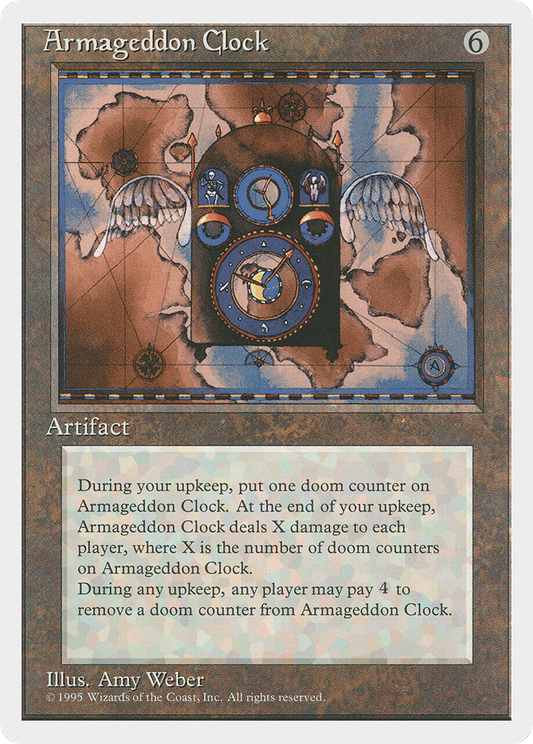 Armageddon Clock (4ED-295) - Fourth Edition - Premium MTG Single from Wizards of the Coast - Just $0.17! Shop now at Game Crave Tournament Store