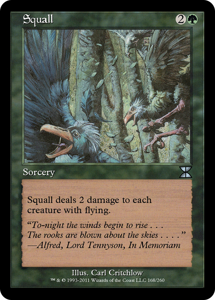 Squall (ME4-168) - Masters Edition IV - Premium MTG Single from Wizards of the Coast - Just $0! Shop now at Game Crave Tournament Store