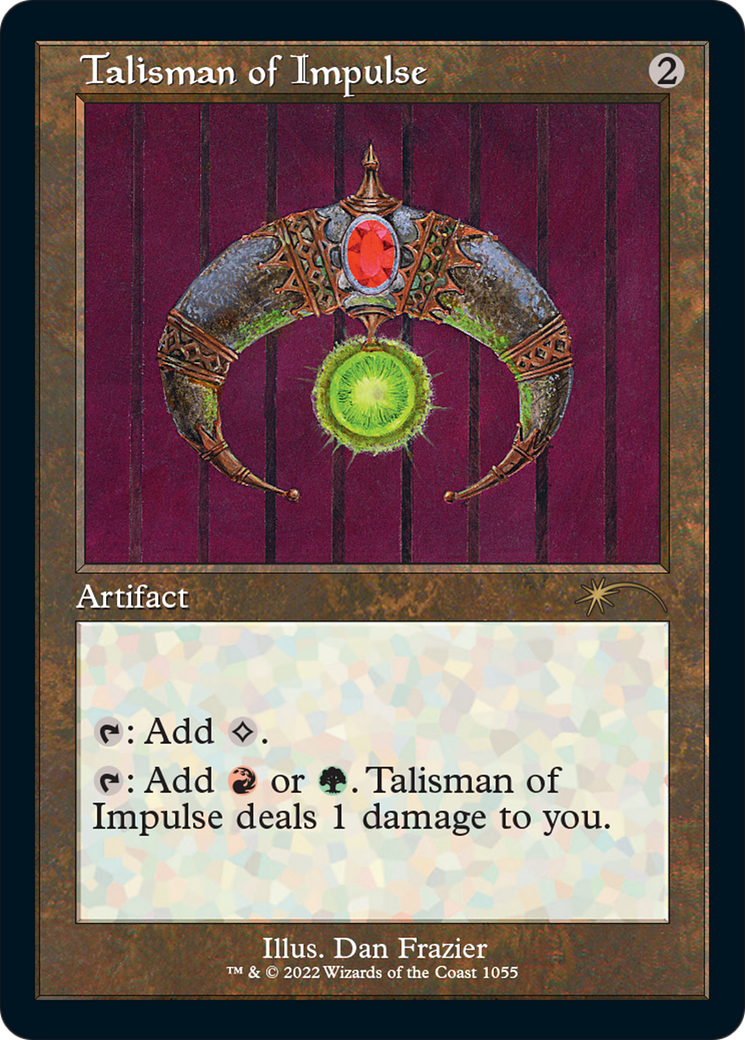 Talisman of Impulse (SLD-1055) - Secret Lair Drop - Premium MTG Single from Wizards of the Coast - Just $20.25! Shop now at Game Crave Tournament Store