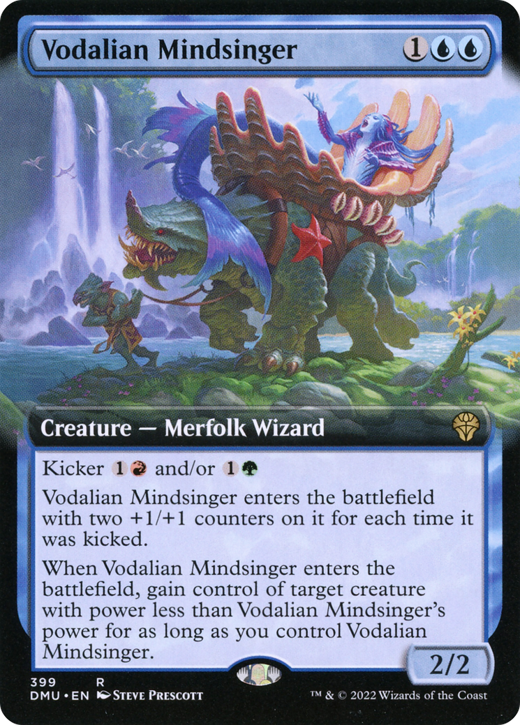 Vodalian Mindsinger (DMU-399) - Dominaria United: (Extended Art) Foil - Premium MTG Single from Wizards of the Coast - Just $0.08! Shop now at Game Crave Tournament Store