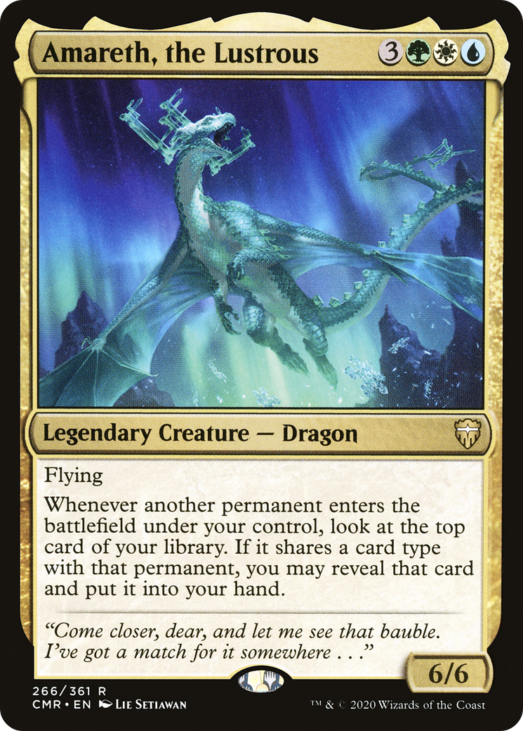 Amareth, the Lustrous (CMR-266) - Commander Legends Foil - Premium MTG Single from Wizards of the Coast - Just $0.13! Shop now at Game Crave Tournament Store