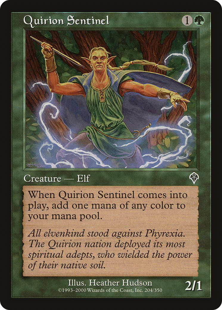 Quirion Sentinel (INV-204) - Invasion - Premium MTG Single from Wizards of the Coast - Just $0.08! Shop now at Game Crave Tournament Store