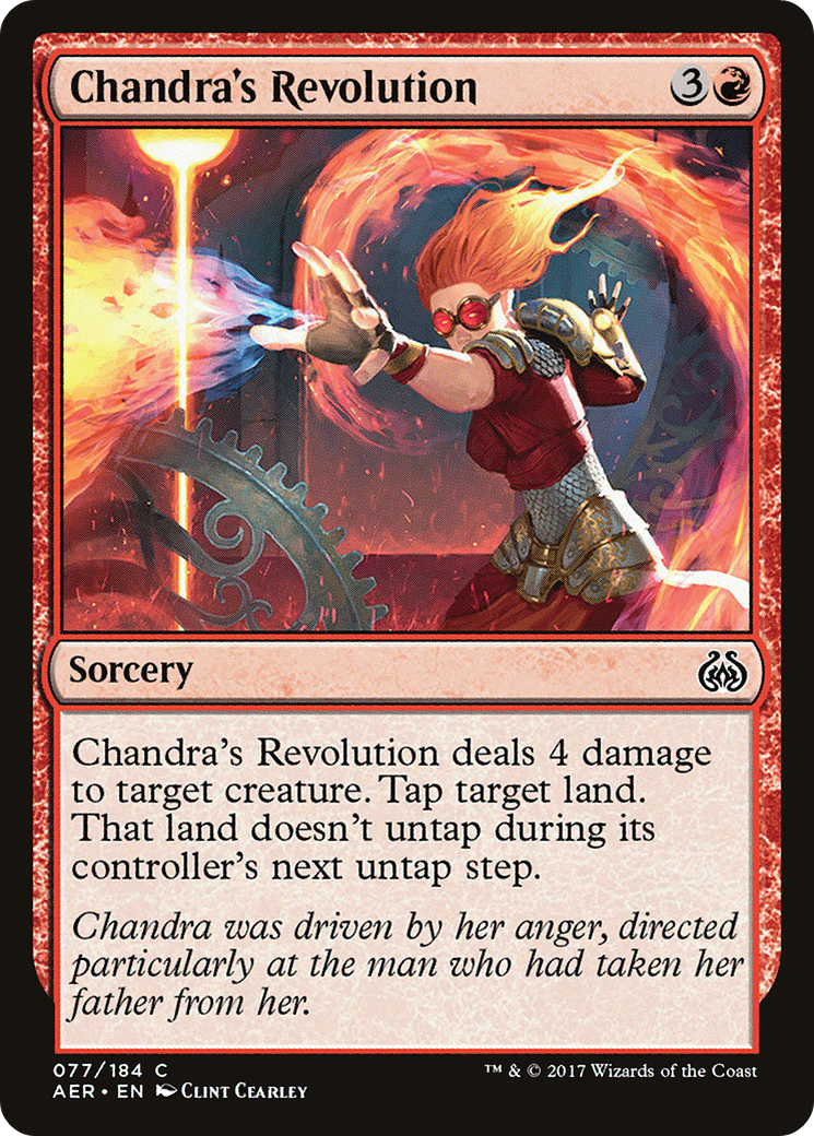 Chandra's Revolution (AER-077) - Aether Revolt - Premium MTG Single from Wizards of the Coast - Just $0.08! Shop now at Game Crave Tournament Store