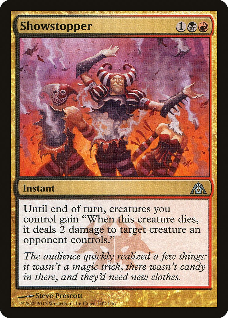 Showstopper (DGM-102) - Dragon's Maze - Premium MTG Single from Wizards of the Coast - Just $0.08! Shop now at Game Crave Tournament Store