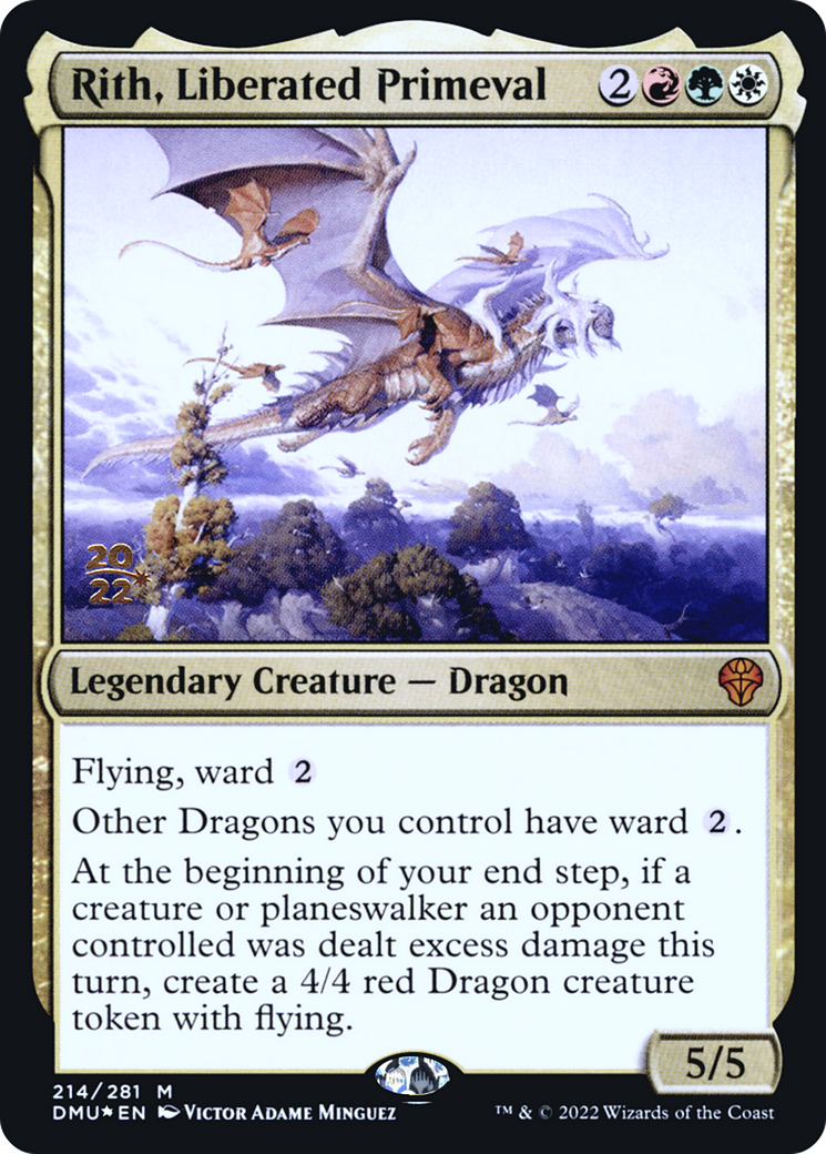 Rith, Liberated Primeval (PDMU-214S) - Dominaria United Promos Foil - Premium MTG Single from Wizards of the Coast - Just $1.60! Shop now at Game Crave Tournament Store