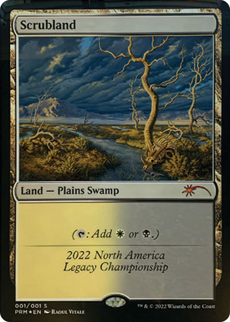 Scrubland (OLGC-2022B) - Legacy Championship - Premium MTG Single from Wizards of the Coast - Just $0! Shop now at Game Crave Tournament Store