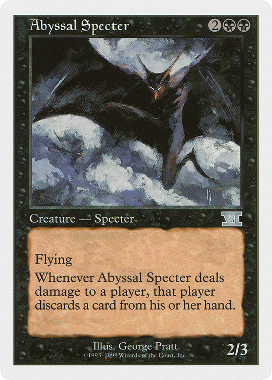 Abyssal Specter (BRB-001) - Battle Royale Box Set - Premium MTG Single from Wizards of the Coast - Just $0.40! Shop now at Game Crave Tournament Store