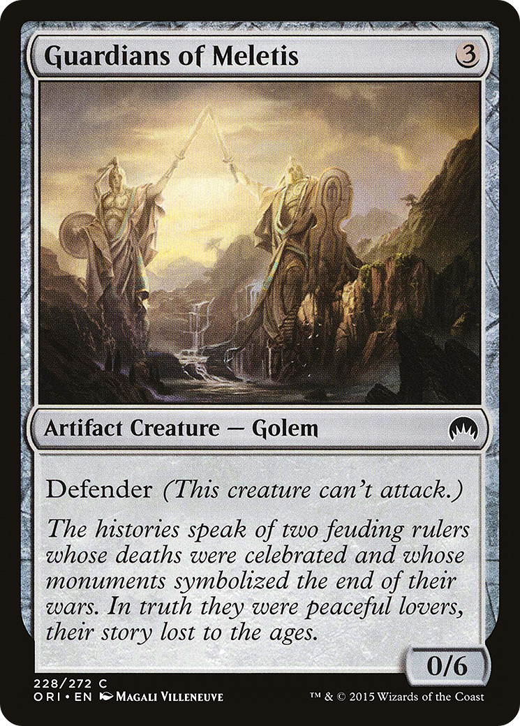 Guardians of Meletis (ORI-228) - Magic Origins - Premium MTG Single from Wizards of the Coast - Just $0.25! Shop now at Game Crave Tournament Store
