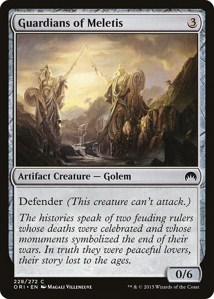 Guardians of Meletis (ORI-228) - Magic Origins Foil - Premium MTG Single from Wizards of the Coast - Just $0.25! Shop now at Game Crave Tournament Store
