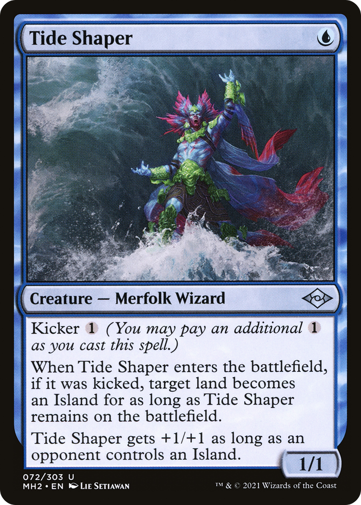 Tide Shaper (MH2-072) - Modern Horizons 2 Foil - Premium MTG Single from Wizards of the Coast - Just $0.25! Shop now at Game Crave Tournament Store