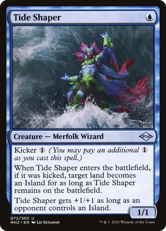 Tide Shaper (MH2-072) - Modern Horizons 2 Foil - Premium MTG Single from Wizards of the Coast - Just $0.25! Shop now at Game Crave Tournament Store