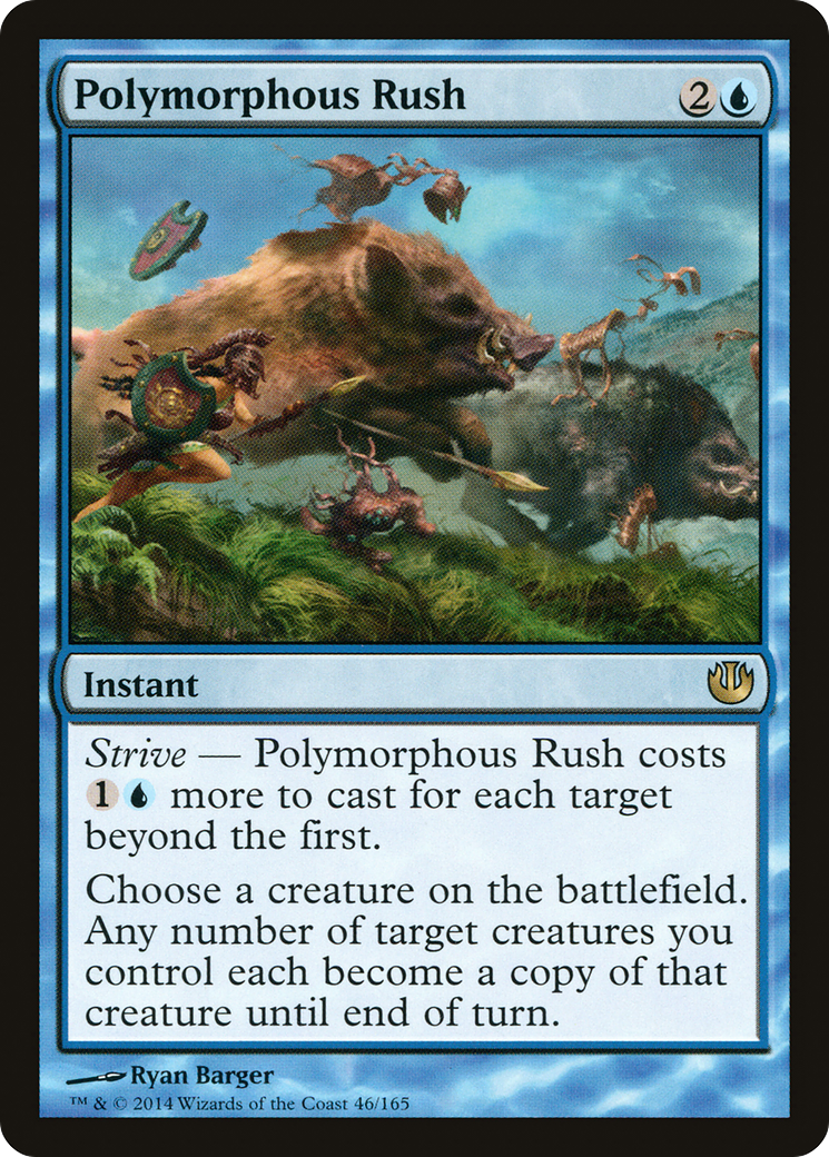 Polymorphous Rush (JOU-046) - Journey into Nyx - Premium MTG Single from Wizards of the Coast - Just $0.25! Shop now at Game Crave Tournament Store