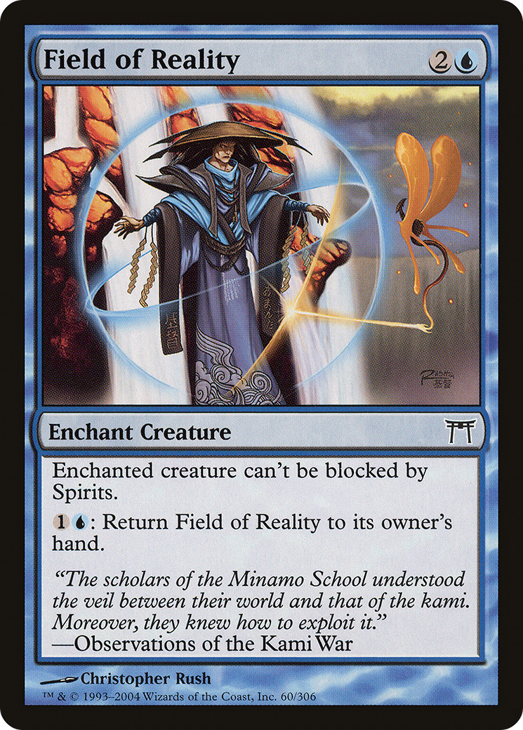 Field of Reality (CHK-060) - Champions of Kamigawa - Premium MTG Single from Wizards of the Coast - Just $0.25! Shop now at Game Crave Tournament Store