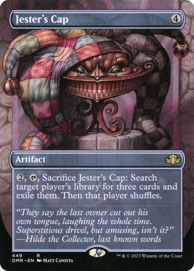 Jester's Cap (DMR-449) - Dominaria Remastered (Borderless) - Premium MTG Single from Wizards of the Coast - Just $0.26! Shop now at Game Crave Tournament Store