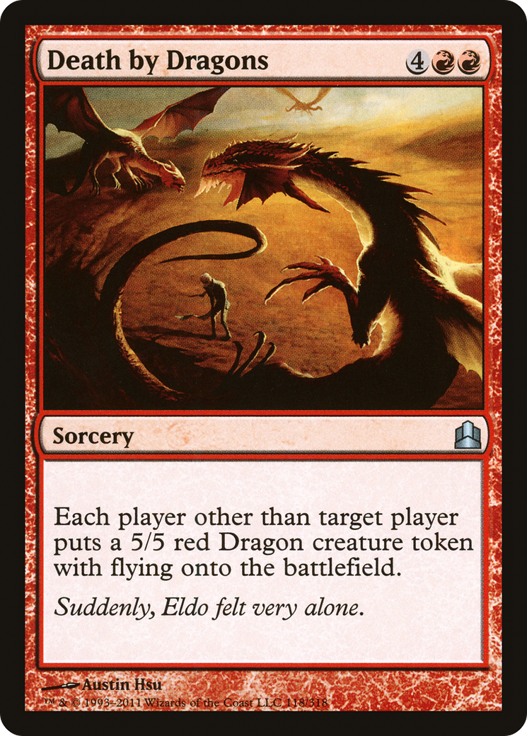 Death by Dragons (CMD-118) - Commander 2011 - Premium MTG Single from Wizards of the Coast - Just $0.08! Shop now at Game Crave Tournament Store