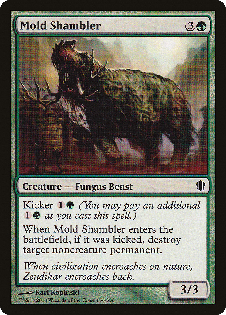 Mold Shambler (C13-156) - Commander 2013 - Premium MTG Single from Wizards of the Coast - Just $0.08! Shop now at Game Crave Tournament Store