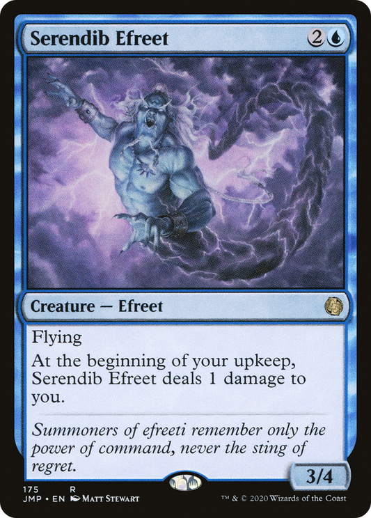 Serendib Efreet (JMP-175) - Jumpstart - Premium MTG Single from Wizards of the Coast - Just $0.25! Shop now at Game Crave Tournament Store
